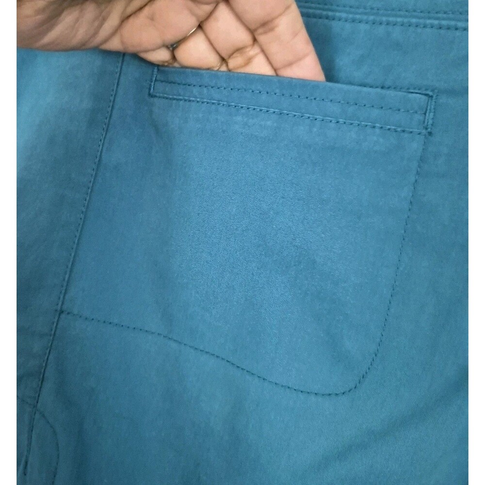 KUHL Spire Women's Hiking Short Size 10 Teal Blue Outdoors Crunchy Granola Walk - Picture 9 of 11